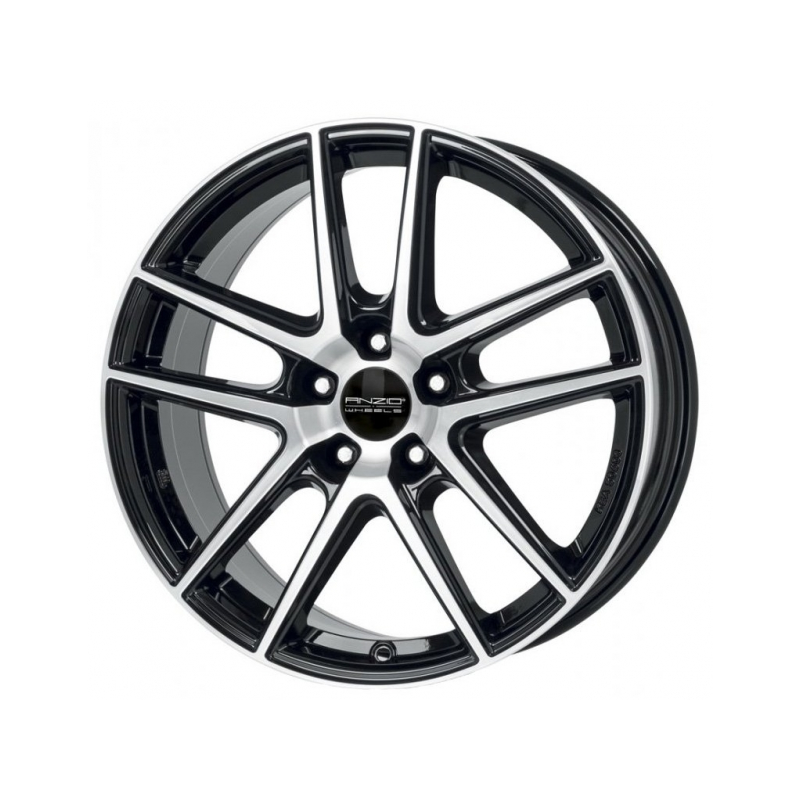 Alloy wheels ANZIO Split 16, 6.5, 5, 112, 50, 70.1, Black Diamond, 