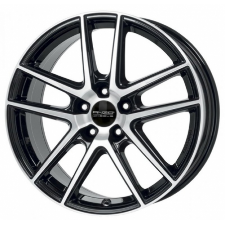 Alloy wheels ANZIO Split 17, 7, 5, 112, 49, 66.5, Black Diamond, Alloy wheels ANZIO Split 17, 7, 5, 112, 49, 66.5, Black Diamond,