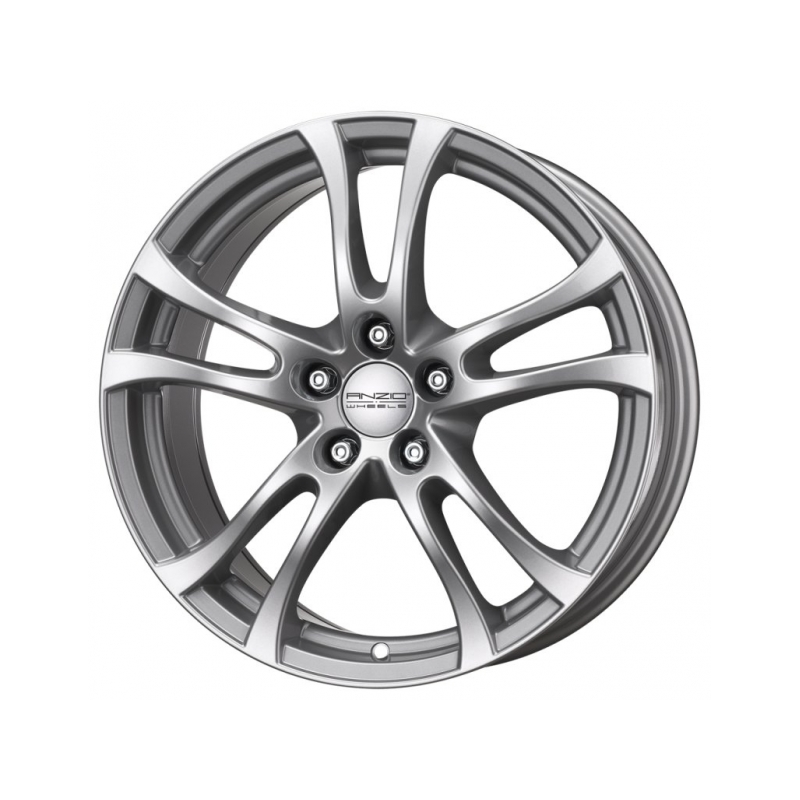 Alloy wheels ANZIO Turn 17, 7.5, 5, 100, 35, 63.3, Hyper Silver, 