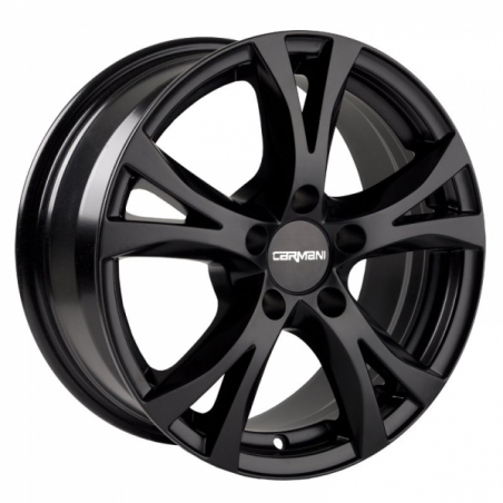 Alloy wheels Carmani 09 Compete 15, 6.5, 5, 100, 38, 57.1, Black Matt, Alloy wheels Carmani 09 Compete 15, 6.5, 5, 100, 38, 57.1, Black Matt,