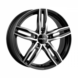 Alloy wheels Carmani 14 Paul 17, 7.5, 5, 114.3, 38, 72.6, black polish, 