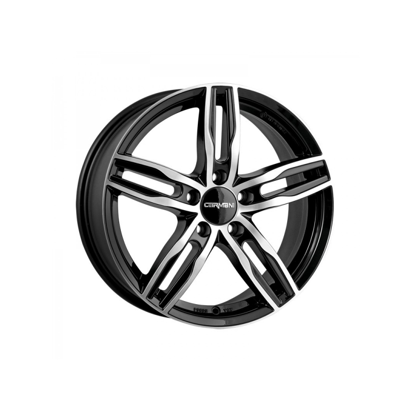 Alloy wheels Carmani 14 Paul 17, 7.5, 5, 114.3, 38, 72.6, black polish, 