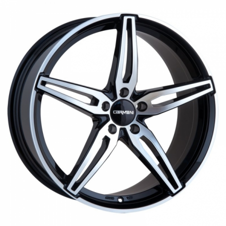 Alloy wheels Carmani 15 OSKAR 16, 6.5, 5, 112, 38, 66.6, black polish, Alloy wheels Carmani 15 OSKAR 16, 6.5, 5, 112, 38, 66.6, black polish,
