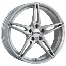 Alloy wheels Carmani 15 OSKAR 16, 6.5, 5, 114.3, 38, 72.6, kristall silber, 