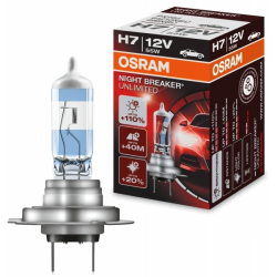 OSRAM NIGHT BREAKER UNLIMITED H7 Halogen Headlamp 12V 55W