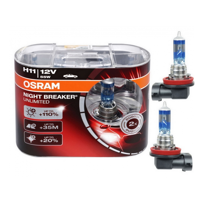 OSRAM NIGHT BREAKER UNLIMITED H4 Halogen Headlamp 12V 60/55W