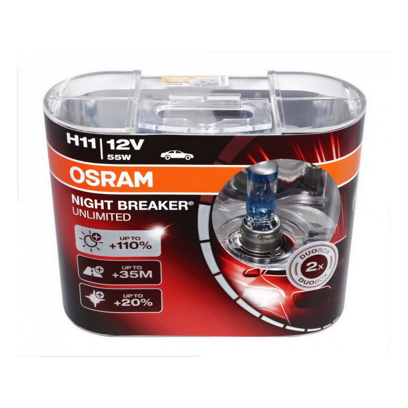 OSRAM NIGHT BREAKER UNLIMITED H4 Halogen Headlamp 12V 60/55W