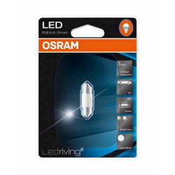 OSRAM LED Driving Cool White Festoon 31mm (6438 Form) 6000K (M2)