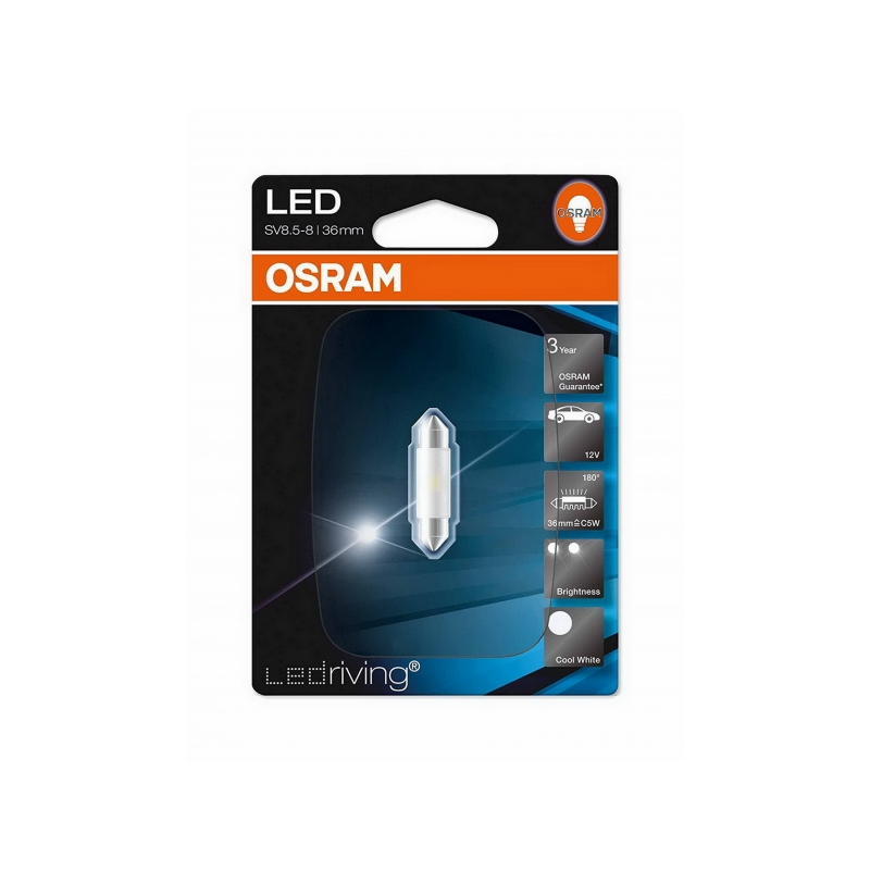 Led OSRAM Driving Cool white Festoon 36mm (