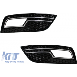 Fog Lamp Covers suitable for AUDI A4 B8 facelift (2012-up) RS4 Design