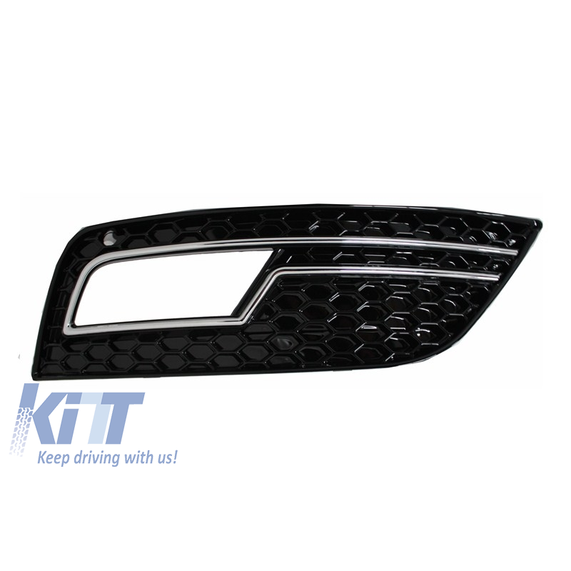 Fog Lamp Covers suitable for AUDI A4 B8 facelift (2012-up) RS4 Design