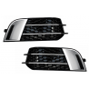 Side Grilles Fog Lamp Covers suitable for AUDI A1 (8X) (2010-up) RS1 Black Edition Side Grilles Fog Lamp Covers suitable for AUDI A1 (8X) (2010-up) RS1 Black Edition
