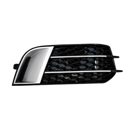 Side Grilles Fog Lamp Covers suitable for AUDI A1 (8X) (2010-up) RS1 Black Edition Side Grilles Fog Lamp Covers suitable for AUDI A1 (8X) (2010-up) RS1 Black Edition
