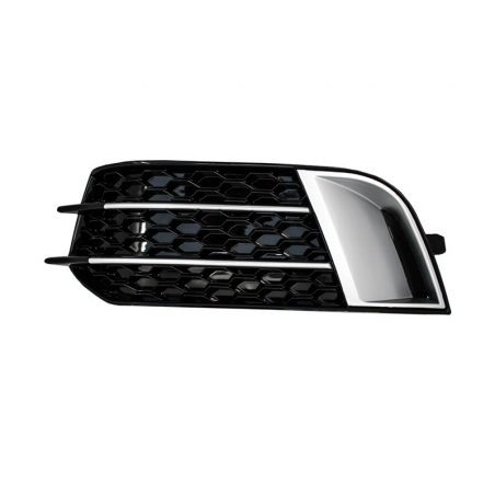 Side Grilles Fog Lamp Covers suitable for AUDI A1 (8X) (2010-up) RS1 Black Edition Side Grilles Fog Lamp Covers suitable for AUDI A1 (8X) (2010-up) RS1 Black Edition