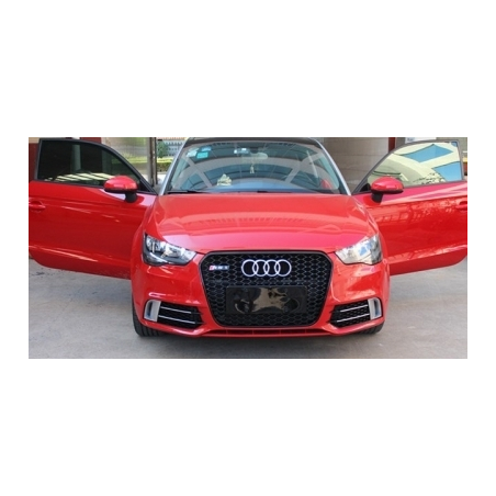 Side Grilles Fog Lamp Covers suitable for AUDI A1 (8X) (2010-up) RS1 Black Edition Side Grilles Fog Lamp Covers suitable for AUDI A1 (8X) (2010-up) RS1 Black Edition