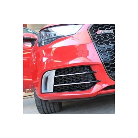 Side Grilles Fog Lamp Covers suitable for AUDI A1 (8X) (2010-up) RS1 Black Edition Side Grilles Fog Lamp Covers suitable for AUDI A1 (8X) (2010-up) RS1 Black Edition