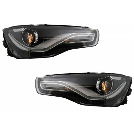 Dayline Headlights suitable for AUDI A1 8X (2010-2014) Xenon look Dayline Headlights suitable for AUDI A1 8X (2010-2014) Xenon look