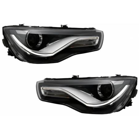Dayline Headlights suitable for AUDI A1 8X (2010-2014) Xenon look Dayline Headlights suitable for AUDI A1 8X (2010-2014) Xenon look