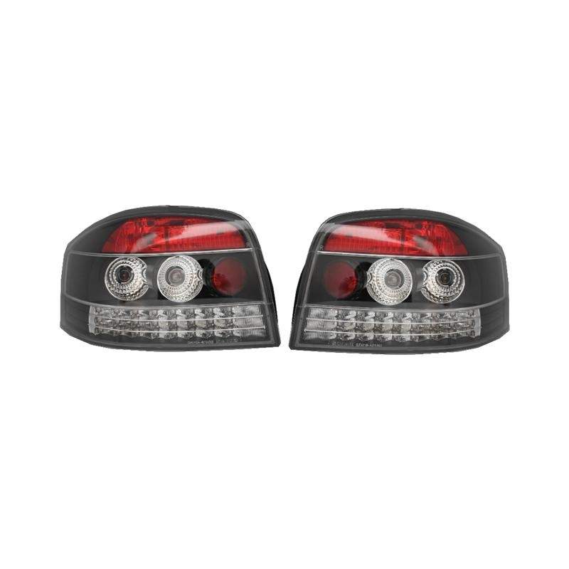LED Taillights suitable for AUDI A3 8P 2003-2009 Black
