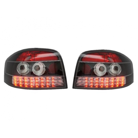 LED Taillights suitable for AUDI A3 8P 2003-2009 Black LED Taillights suitable for AUDI A3 8P 2003-2009 Black