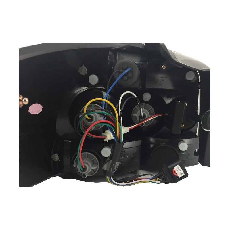 LED Taillights suitable for AUDI A3 8P 2003-2009 Black