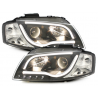 D-LITE Evo headlights suitable for AUDI A3 8P daytime running light black D-LITE Evo headlights suitable for AUDI A3 8P daytime running light black