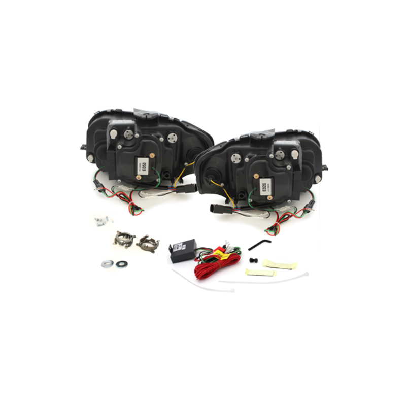 D-LITE Evo headlights suitable for AUDI A3 8P daytime running light black