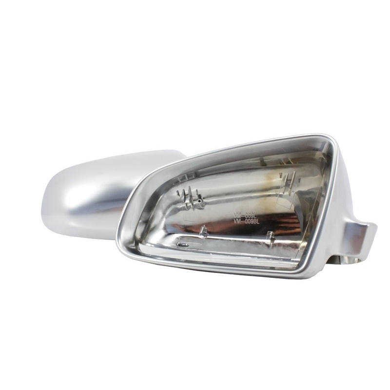 Mirror Covers suitable for Audi S3 A3 8P S4 A4 B6 B7 S6 A6 4F Extinction Aluminium Plated Complete Housing