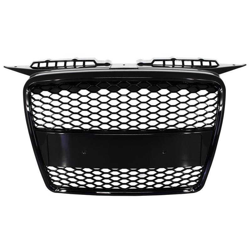 Badgeless Front Grille suitable for AUDI A3 8P (2004-2007) RS Design Piano Black