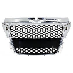 Badgeless Front Grille suitable for AUDI A3 8P Facelift (2007-2012) RS Design