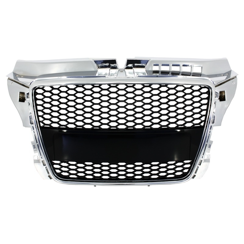 Badgeless Front Grille suitable for AUDI A3 8P Facelift (2007-2012) RS Design