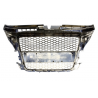 Badgeless Front Grille suitable for AUDI A3 8P Facelift (2007-2012) RS Design Badgeless Front Grille suitable for AUDI A3 8P Facelift (2007-2012) RS Design