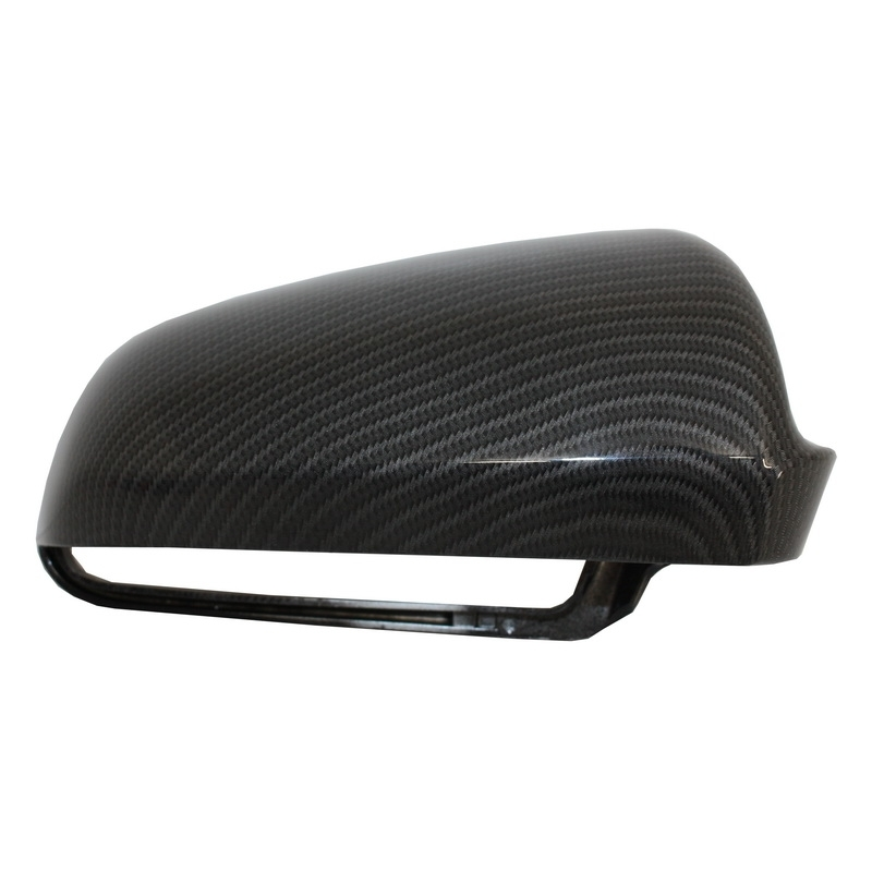 Mirror Covers suitable for AUDI S3 A3 (8P), S4 A4 (B6, B7), S6 A6 (4F) Carbon Film Hydrographic Coating
