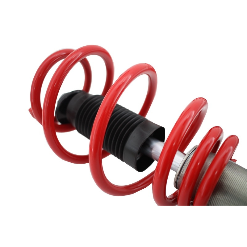 Height Adjustable Sport Coilover RED LINE Suspension Kit Volkswagen suitable for VW GOLF 5 / GOLF 6 / AUDI A3 8P / Seat Leon 1P