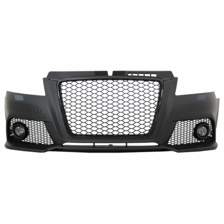 Front Bumper suitable for AUDI A3 8P 8PA Facelift (2009-2012) RS3 Design With Fog Ligts Front Bumper suitable for AUDI A3 8P 8PA Facelift (2009-2012) RS3 Design With Fog Ligts