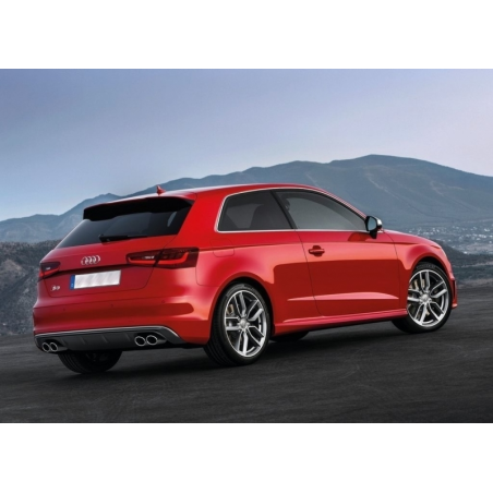 Suitable for AUDI A3 8V Hatchback Sportback (2012-2015) Rear Bumper Valance Diffuser S3 Design Suitable for AUDI A3 8V Hatchback Sportback (2012-2015) Rear Bumper Valance Diffuser S3 Design