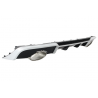 Rear Bumper Valance Diffuser & Exhaust Tips suitable for AUDI A3 8V Hatchback Sportback (2012-2015) RS3 Design Rear Bumper Valance Diffuser & Exhaust Tips suitable for AUDI A3 8V Hatchback Sportback (2012-2015) RS3 Design