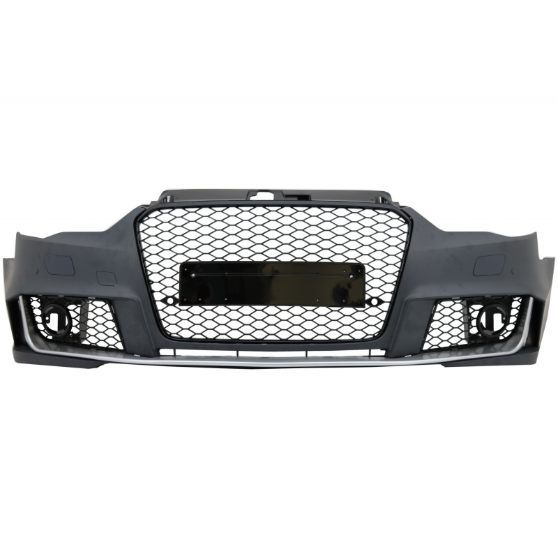 Front Bumper suitable for AUDI A3 8V (2012-2015) Hatchback Sportback RS3 Brilliant Black Design