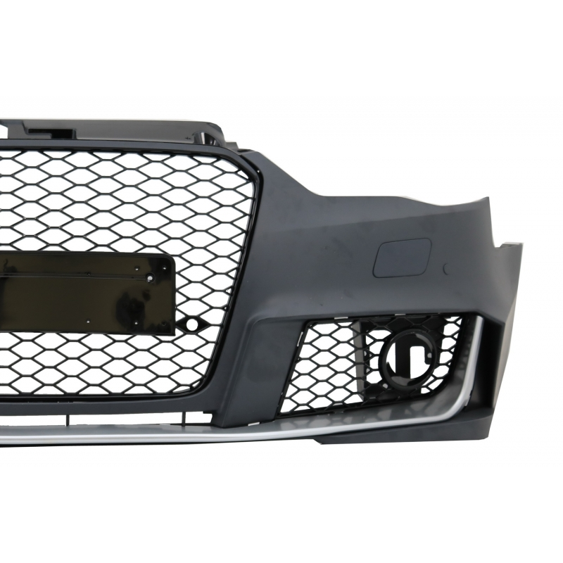 Front Bumper suitable for AUDI A3 8V (2012-2015) Hatchback Sportback RS3 Brilliant Black Design