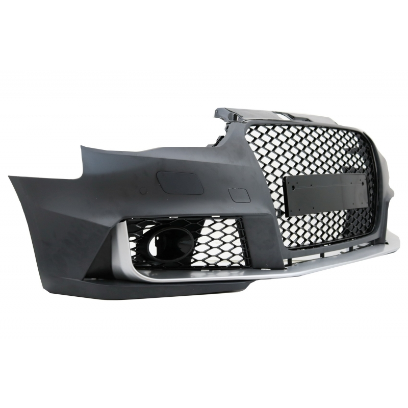 Front Bumper suitable for AUDI A3 8V (2012-2015) Hatchback Sportback RS3 Brilliant Black Design