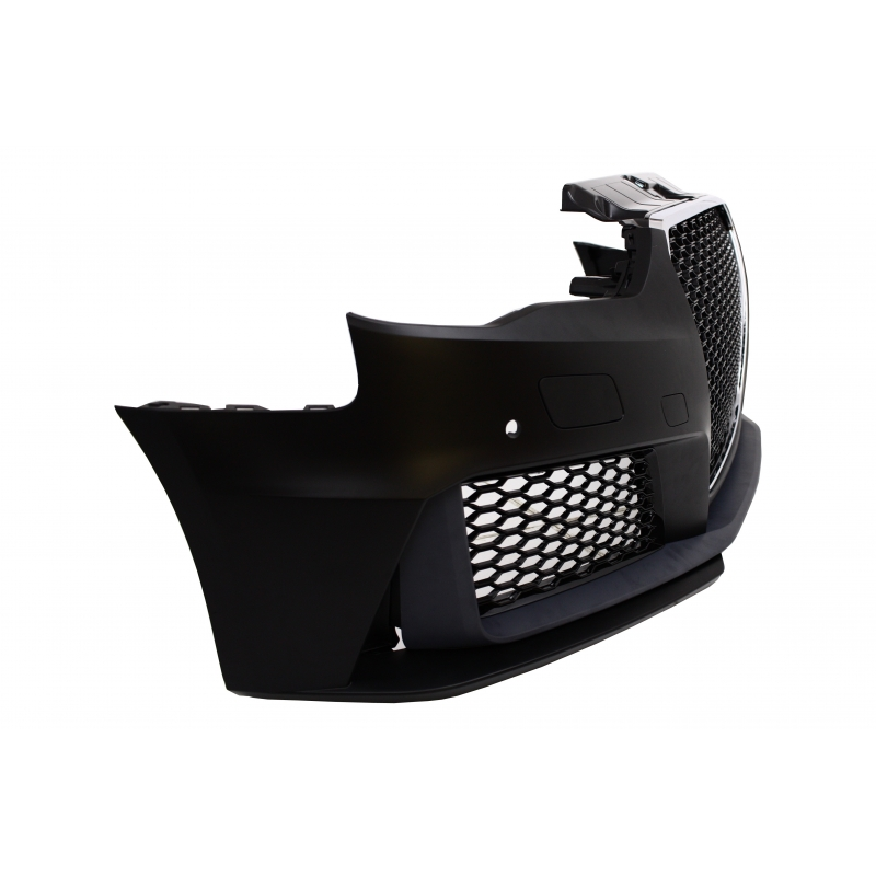 Front Bumper suitable for AUDI A3 8V (2012-2015) 5D Hatchback Sportback RS3 Look Chrome Black