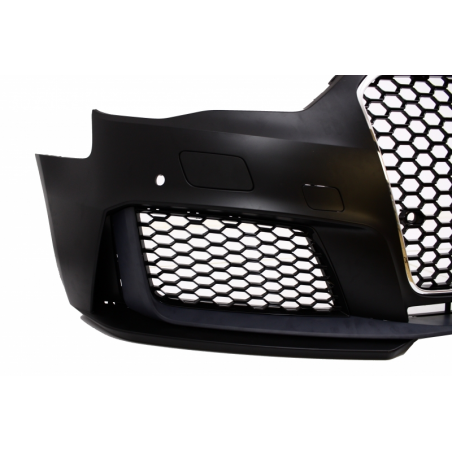 Front Bumper suitable for AUDI A3 8V (2012-2015) 5D Hatchback Sportback RS3 Look Chrome Black Front Bumper suitable for AUDI A3 8V (2012-2015) 5D Hatchback Sportback RS3 Look Chrome Black