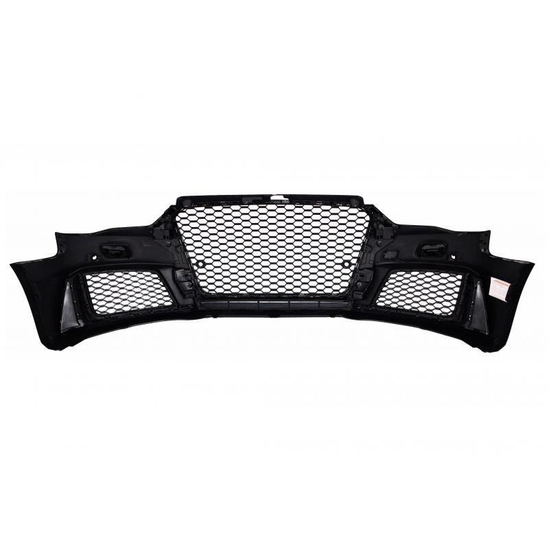 Front Bumper suitable for AUDI A3 8V (2012-2015) 5D Hatchback Sportback RS3 Look Chrome Black