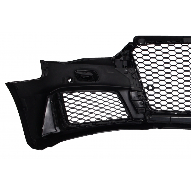 Front Bumper suitable for AUDI A3 8V (2012-2015) 5D Hatchback Sportback RS3 Look Chrome Black