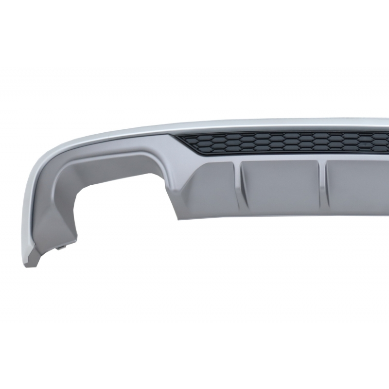 Rear Bumper Valance Diffuser suitable for AUDI A3 8V Facelift Hatchback Sportback (2016-2019) Standard Bumper (SE) S3 Design