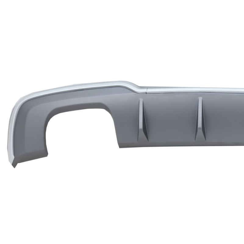 Rear Bumper Valance Diffuser suitable for Audi A3 8V Facelift (2016-2019) S-Line Bumper Hatchback Sportback S3 Design