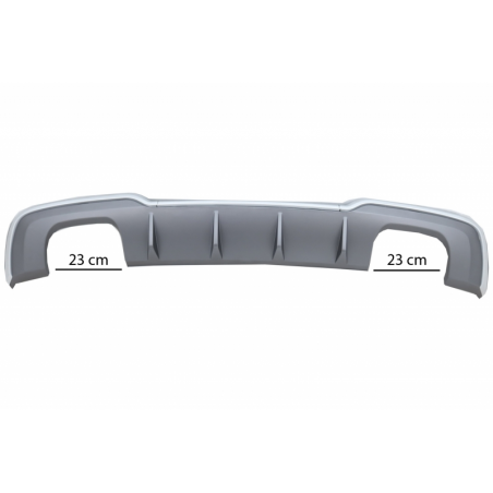 Rear Bumper Valance Diffuser suitable for Audi A3 8V Facelift (2016-2019) S-Line Bumper Hatchback Sportback S3 Design Rear Bumper Valance Diffuser suitable for Audi A3 8V Facelift (2016-2019) S-Line Bumper Hatchback Sportback S3 Design