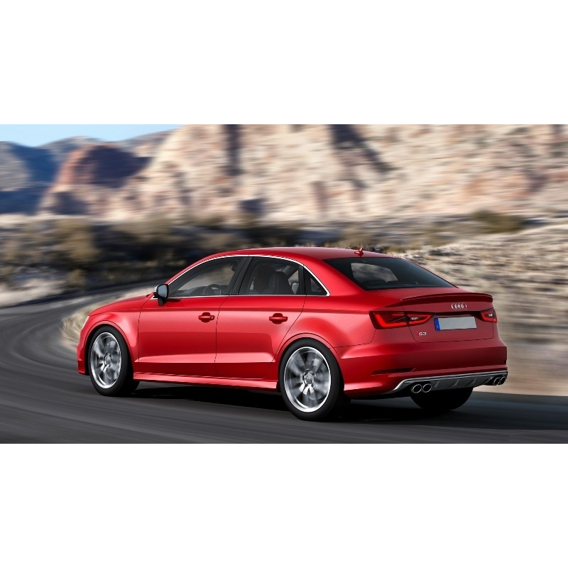 Suitable for AUDI A3 8V Sedan (2012-2015) Rear Bumper Valance Diffuser S3 Design