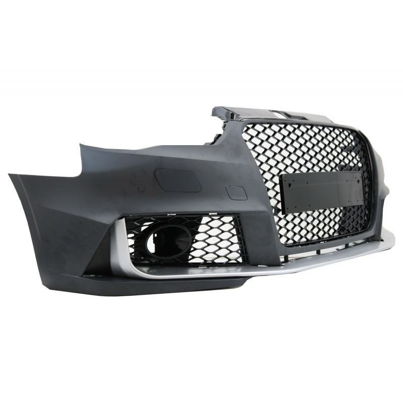 Front Bumper suitable for AUDI A3 8V (2012-2015) Sedan/ Saloon / Convertible RS3 Brilliant Black Design