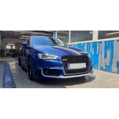 Front Bumper suitable for AUDI A3 8V (2012-2015) Sedan/ Saloon / Convertible RS3 Brilliant Black Design Front Bumper suitable for AUDI A3 8V (2012-2015) Sedan/ Saloon / Convertible RS3 Brilliant Black Design